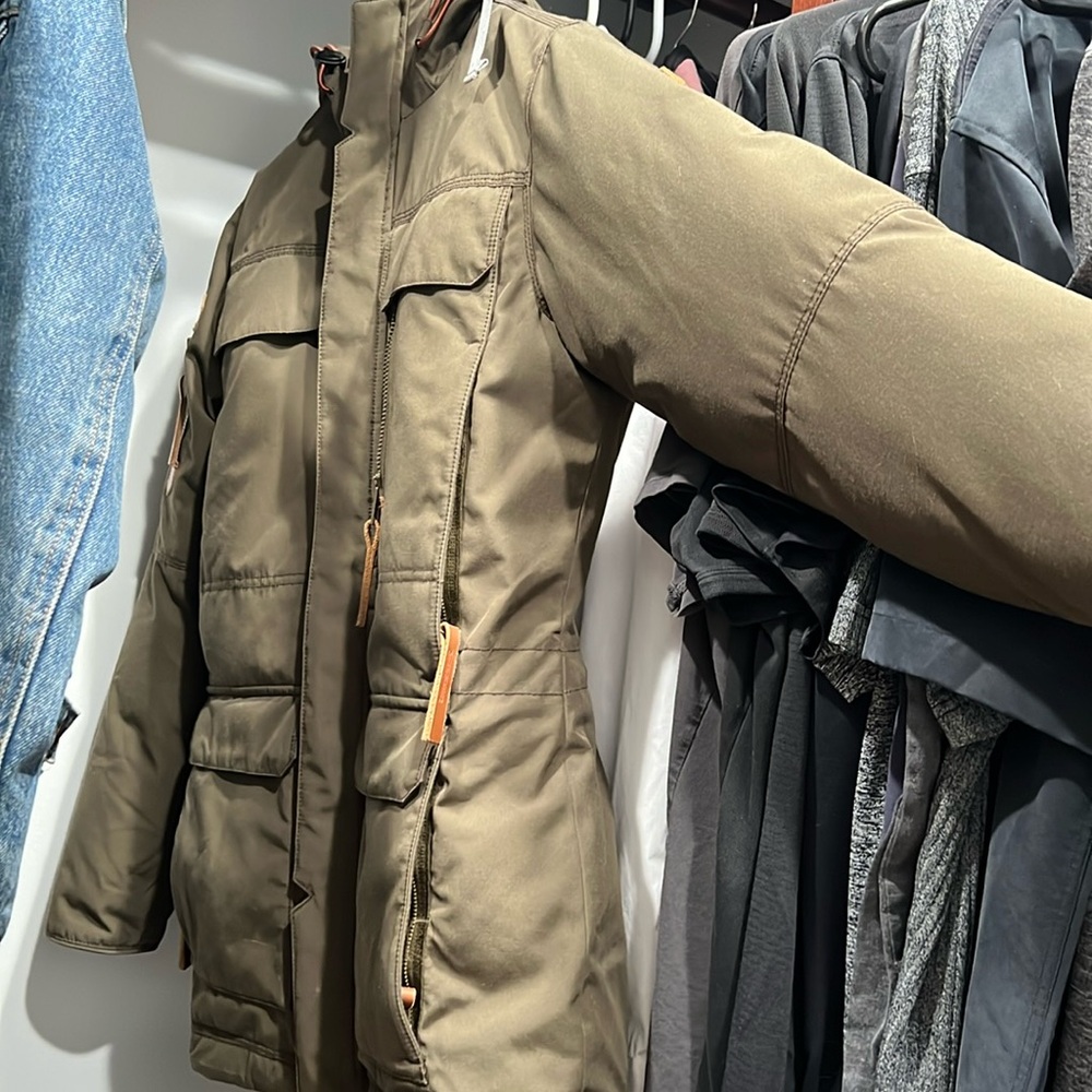 NWOT Sorel Women's Caribou Olive Full Zip Parka Sizes XS